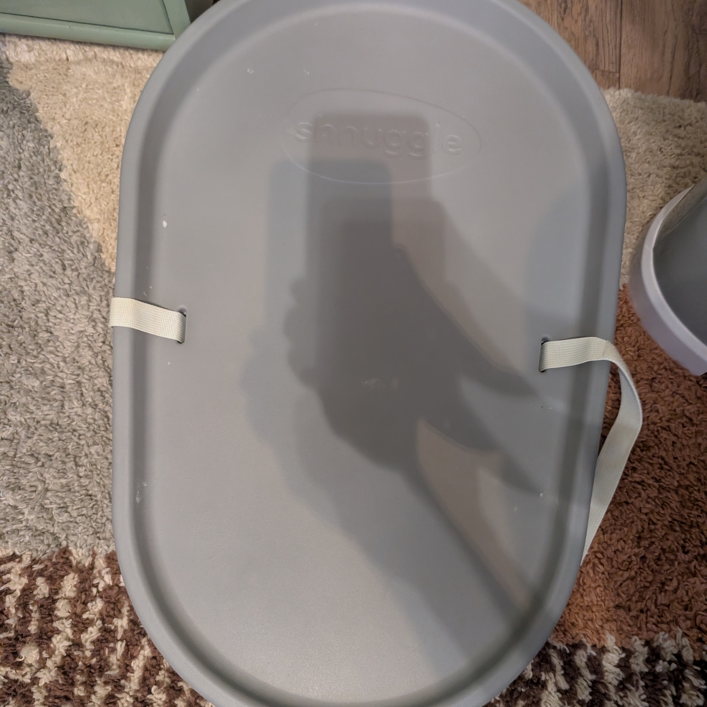 Gray Snuggle Baby Bath Tub